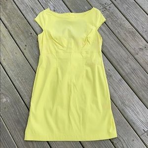 Betsey Johnson Size 10 Neon Yellow Dress